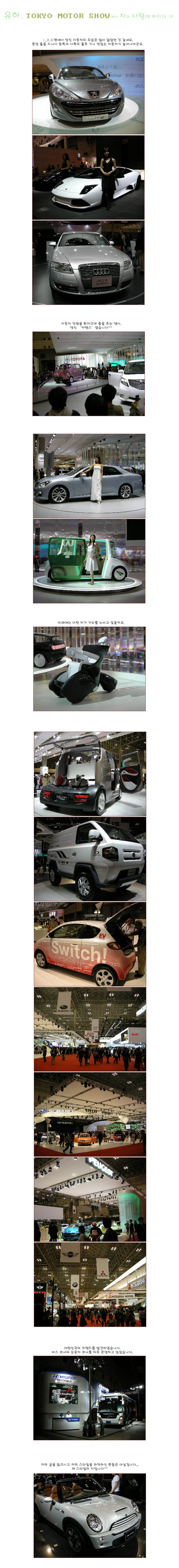 [ �� �� ] ����, 'TOKYO MOTOR SHOW'���� ���� ����� ������ ��